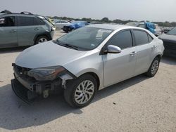 Salvage cars for sale from Copart San Antonio, TX: 2017 Toyota Corolla L