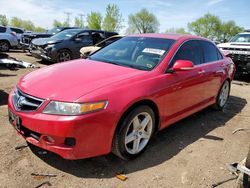 Salvage cars for sale at Elgin, IL auction: 2007 Acura TSX