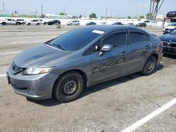 Carros salvage a la venta en subasta: 2013 Honda Civic LX