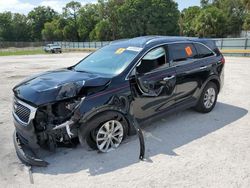 Salvage cars for sale from Copart Fort Pierce, FL: 2018 KIA Sorento LX