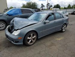 Mercedes-Benz salvage cars for sale: 2005 Mercedes-Benz C 230K Sport Sedan