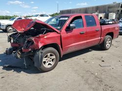 Salvage cars for sale at Fredericksburg, VA auction: 2007 Dodge Dakota Quad SLT