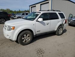 Salvage cars for sale at Duryea, PA auction: 2008 Ford Escape Limited