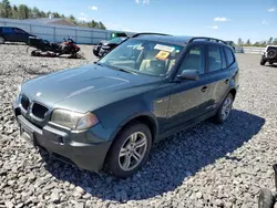 2005 BMW X3 3.0I en venta en Candia, NH