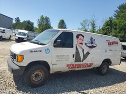 Salvage trucks for sale at Mendon, MA auction: 2004 Ford Econoline E250 Van