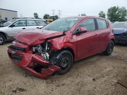 Chevrolet salvage cars for sale: 2014 Chevrolet Sonic LS