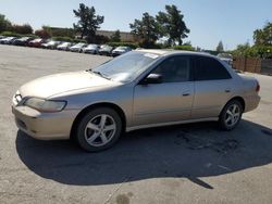 Salvage cars for sale from Copart San Martin, CA: 2000 Honda Accord EX