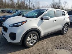 Salvage cars for sale at Leroy, NY auction: 2018 KIA Sportage LX