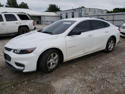 Salvage cars for sale at Prairie Grove, AR auction: 2018 Chevrolet Malibu LS