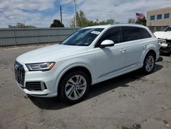 Salvage cars for sale at auction: 2021 Audi Q7 Premium Plus