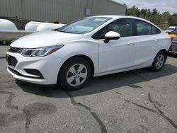 Salvage cars for sale from Copart Exeter, RI: 2016 Chevrolet Cruze LS