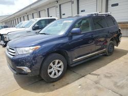Salvage cars for sale from Copart Louisville, KY: 2012 Toyota Highlander Base