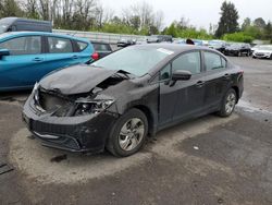 Honda Civic salvage cars for sale: 2014 Honda Civic LX