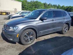 Salvage cars for sale at Exeter, RI auction: 2019 Volkswagen Tiguan SE