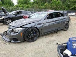 Salvage cars for sale at Waldorf, MD auction: 2015 BMW 435 I