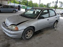 Chevrolet salvage cars for sale: 2001 Chevrolet Metro LSI