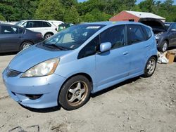 Salvage cars for sale at Mendon, MA auction: 2009 Honda FIT Sport