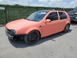 Salvage cars for sale from Copart Orlando, FL: 2002 Volkswagen GTI Base