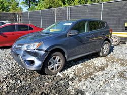 Salvage cars for sale from Copart Waldorf, MD: 2013 Toyota Rav4 LE