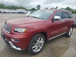 Salvage cars for sale at Cahokia Heights, IL auction: 2014 Jeep Grand Cherokee Summit