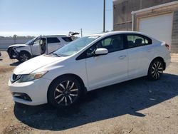 Salvage cars for sale from Copart Fredericksburg, VA: 2015 Honda Civic EXL