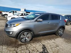 Salvage cars for sale at Woodhaven, MI auction: 2016 KIA Sportage EX