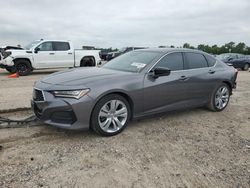 Salvage cars for sale at Houston, TX auction: 2021 Acura TLX Technology