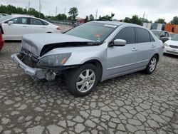 Salvage cars for sale at Cahokia Heights, IL auction: 2005 Honda Accord EX