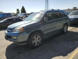 Salvage cars for sale at Hayward, CA auction: 2005 Acura MDX Touring