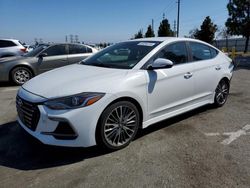 Salvage cars for sale from Copart Rancho Cucamonga, CA: 2017 Hyundai Elantra Sport