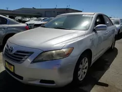Salvage cars for sale at Martinez, CA auction: 2007 Toyota Camry Hybrid