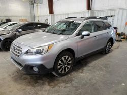 Carros salvage para piezas a la venta en subasta: 2017 Subaru Outback 2.5I Limited