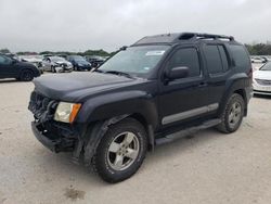 Salvage cars for sale at San Antonio, TX auction: 2005 Nissan Xterra OFF Road