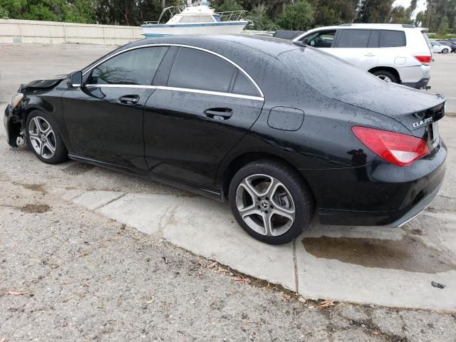 2018 Mercedes-Benz CLA 250