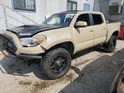 Salvage trucks for sale at Los Angeles, CA auction: 2017 Toyota Tacoma Double Cab