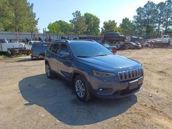 Salvage cars for sale at Waldorf, MD auction: 2019 Jeep Cherokee Latitude Plus