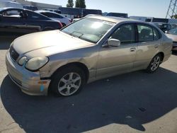 Salvage cars for sale at Hayward, CA auction: 2001 Lexus GS 300