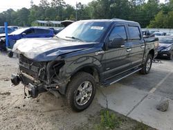 Salvage cars for sale at Savannah, GA auction: 2015 Ford F150 Supercrew