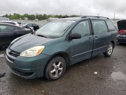 Salvage cars for sale at Pennsburg, PA auction: 2005 Toyota Sienna CE