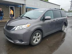 Salvage cars for sale at New Britain, CT auction: 2012 Toyota Sienna LE