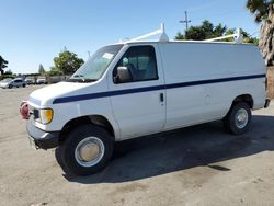 Salvage trucks for sale at San Martin, CA auction: 1999 Ford Econoline E250 Van