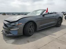 Salvage cars for sale at Grand Prairie, TX auction: 2019 Ford Mustang