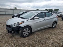 2016 Hyundai Elantra SE en venta en Kansas City, KS