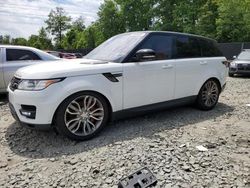 Salvage cars for sale from Copart Waldorf, MD: 2016 Land Rover Range Rover Sport SC