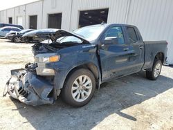 Salvage cars for sale at Jacksonville, FL auction: 2021 Chevrolet Silverado C1500 Custom