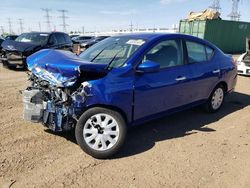 Salvage cars for sale at Elgin, IL auction: 2017 Nissan Versa S