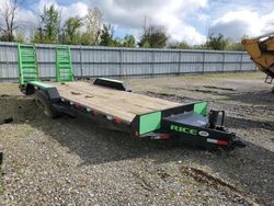 Salvage trucks for sale at Leroy, NY auction: 2019 Rice Trailer