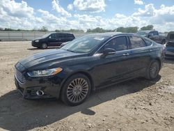 Salvage cars for sale at Kansas City, KS auction: 2016 Ford Fusion Titanium
