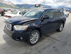 Salvage cars for sale at Farr West, UT auction: 2008 Toyota Highlander Hybrid Limited