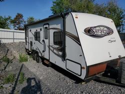 Salvage trucks for sale at Albany, NY auction: 2014 Surveyor Travel Trailer
